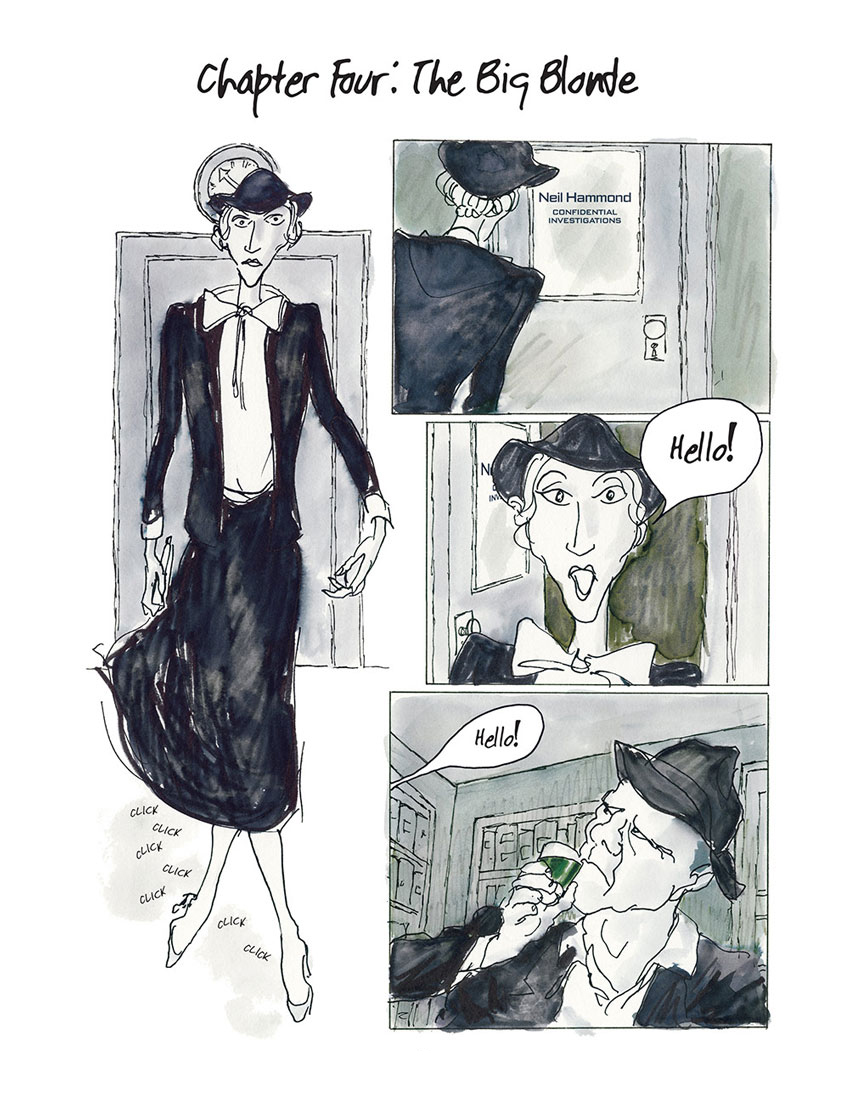 Jules Feiffer – Kill My Mother Chapter 4, page 1